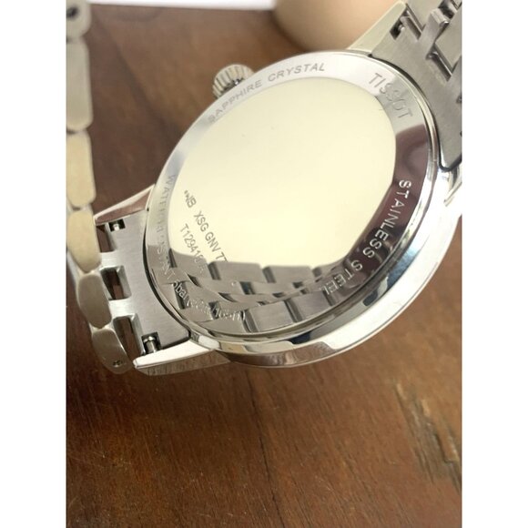 Tissot Men's Watch Swiss Quartz Black Dial 42mm Stainless Steel T1294101105300 - Picture 7 of 14